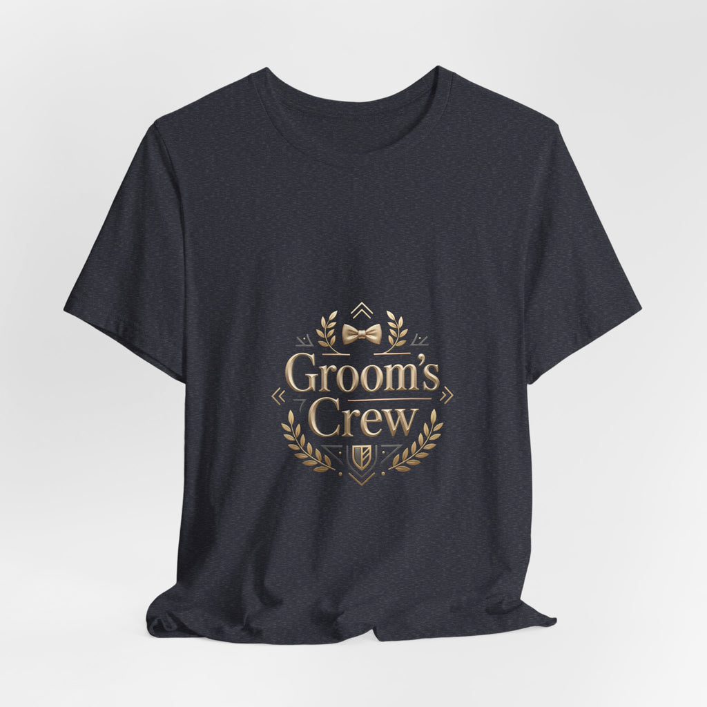Groom's Crew T‑Shirt — Wedding Party Bachelor Tee T-shirt