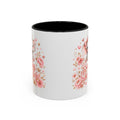 Baby Shower Coffee Mug – Cute Pink Elephant Floral 11/15oz Accent Mug