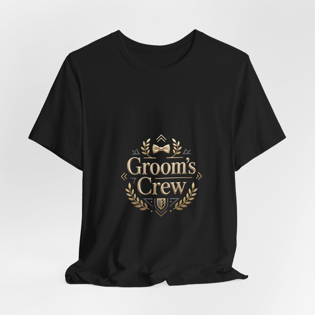Groom's Crew T‑Shirt — Wedding Party Bachelor Tee T-shirt