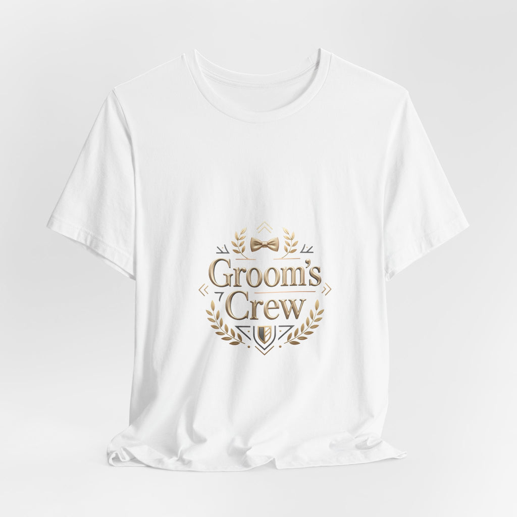 Groom's Crew T‑Shirt — Wedding Party Bachelor Tee T-shirt
