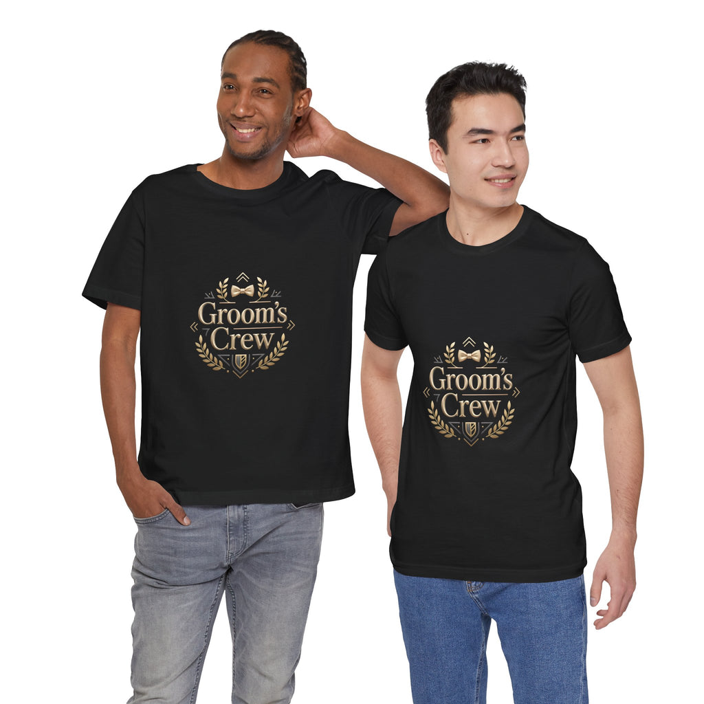Groom's Crew T‑Shirt — Wedding Party Bachelor Tee T-shirt