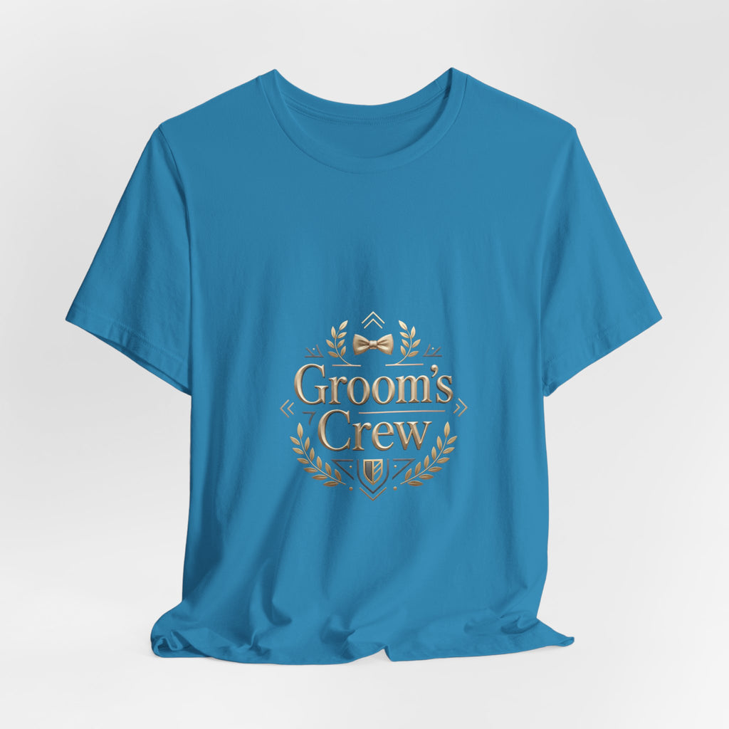 Groom's Crew T‑Shirt — Wedding Party Bachelor Tee T-shirt