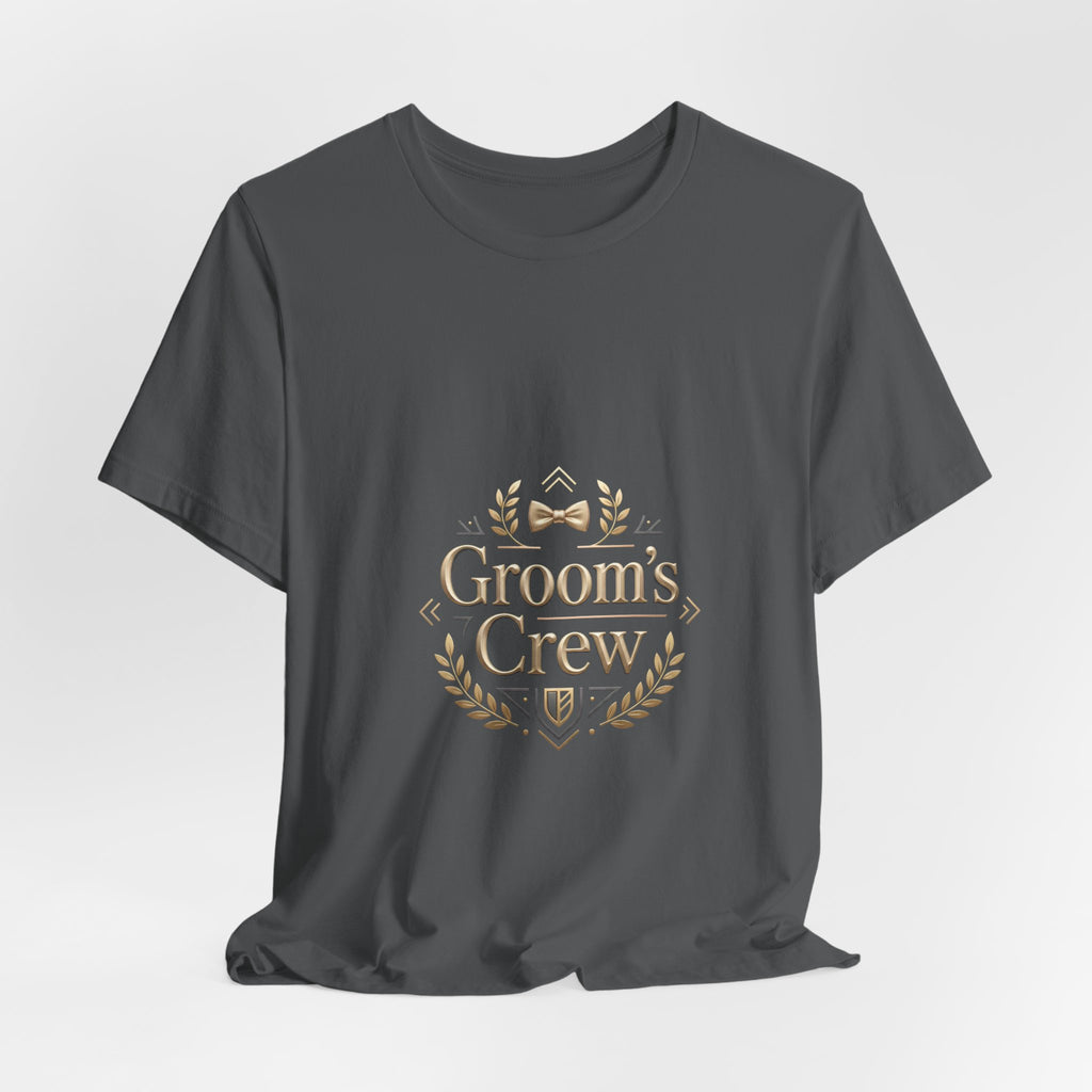 Groom's Crew T‑Shirt — Wedding Party Bachelor Tee T-shirt