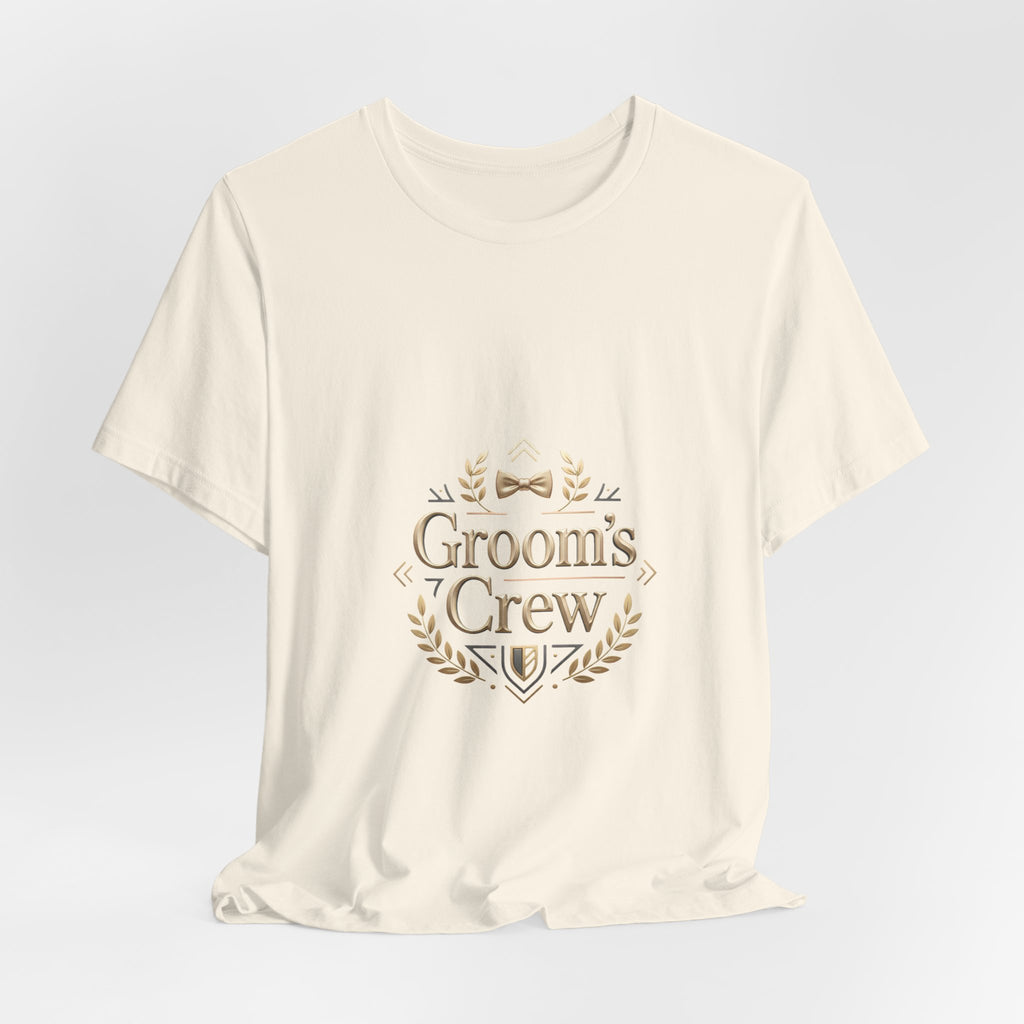 Groom's Crew T‑Shirt — Wedding Party Bachelor Tee T-shirt