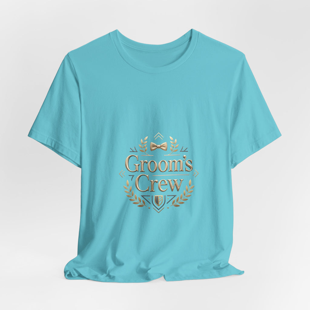 Groom's Crew T‑Shirt — Wedding Party Bachelor Tee T-shirt